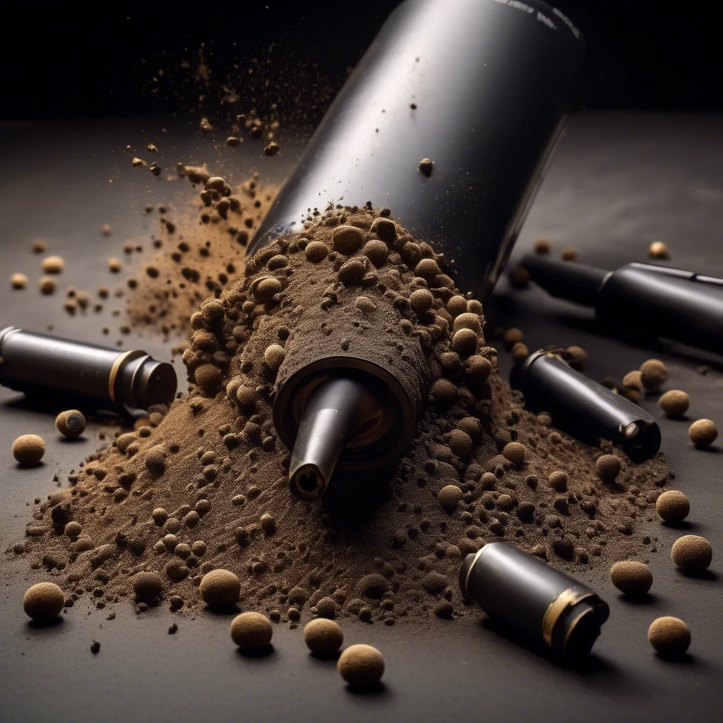 Gun powder coming outside of bullet