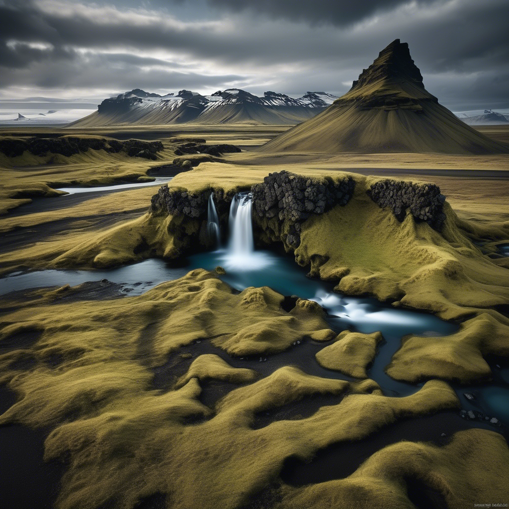 Kirkjufell waterfall in Iceland, captured by Jonathan Kennedy.