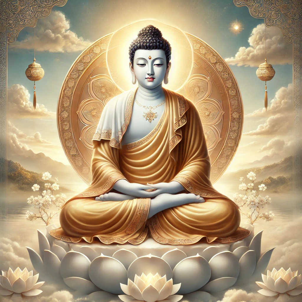 Maitreya is Future Buddha meaning Loving-kindness (Metta) from Tusita Heaven (Bodhisattva)